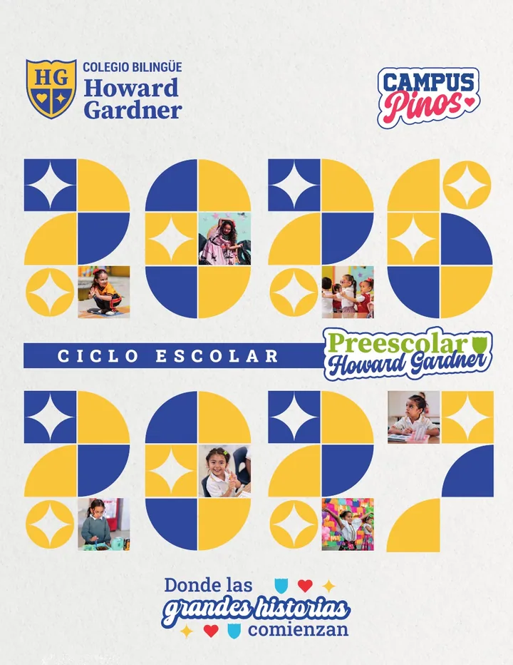 Carátula del brochure de Preescolar de Campus Pinos